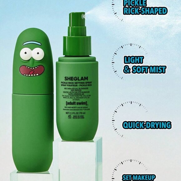 Rick and Morty Pickle Rick Setting Spray - Picture 2 of 3